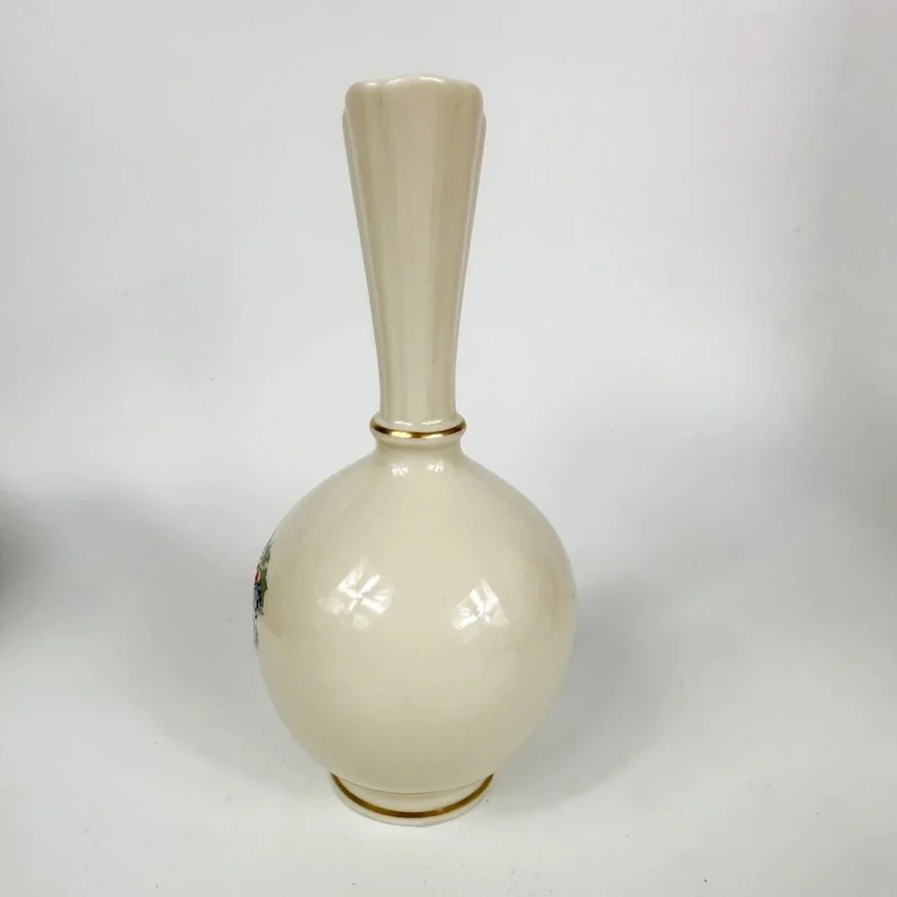 Lenox Autumn Presidential Porcelain High Bulbous Vase Made In USA